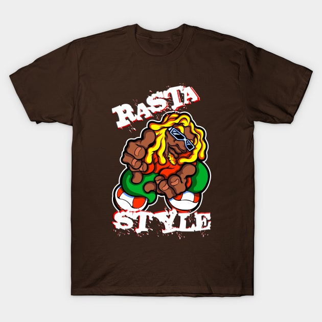 rasta style T-Shirt by GeekDissident